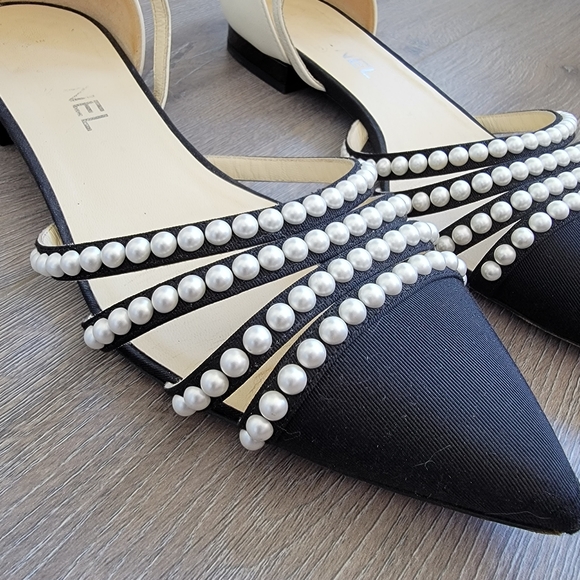 Chanel Rome 2016 pearl pointed toe ballet flats 40 - Picture 2 of 16